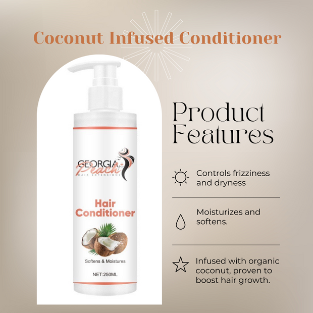 Coconut Infused Shampoo & Conditioner Set