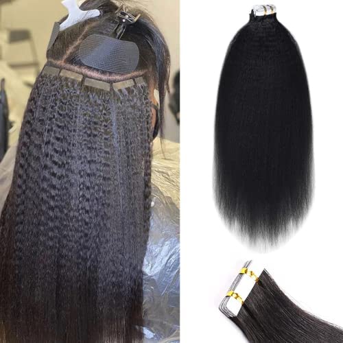 Brazilian Kinky Straight Raw Tape-in Extensions