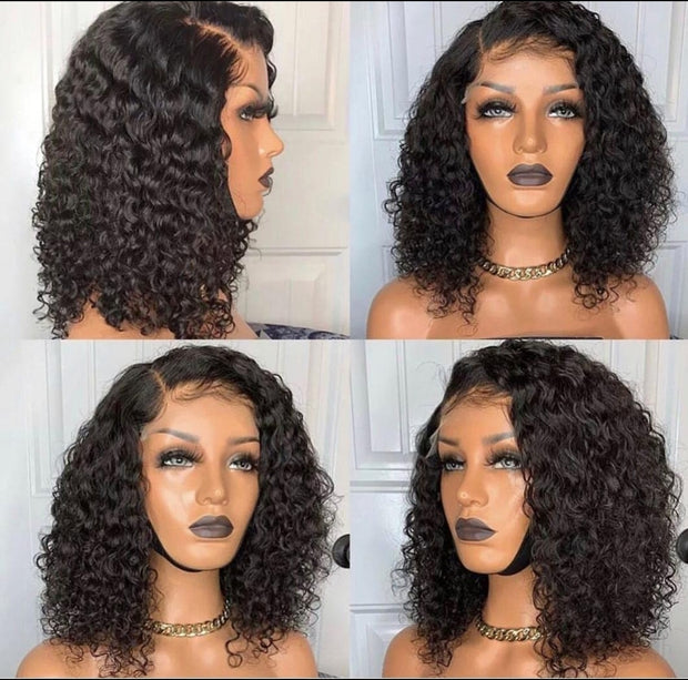 Curly Bob Frontal Wigs